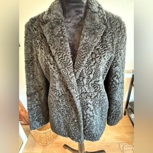 Chic Black Teddy Jacket for Women